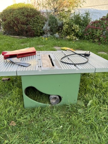 Sealey table saw used - table,