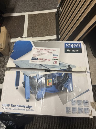 Scheppach hs80 table - hs80, saw