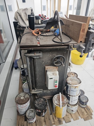 Multico table saw - table,