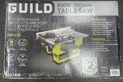 Guild 800w 200mm corded table - 800w,