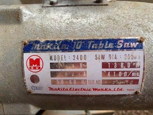 Makita table saw 2400 - makita, 240v