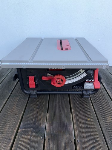 Excel 254mm portable table - excel, saw